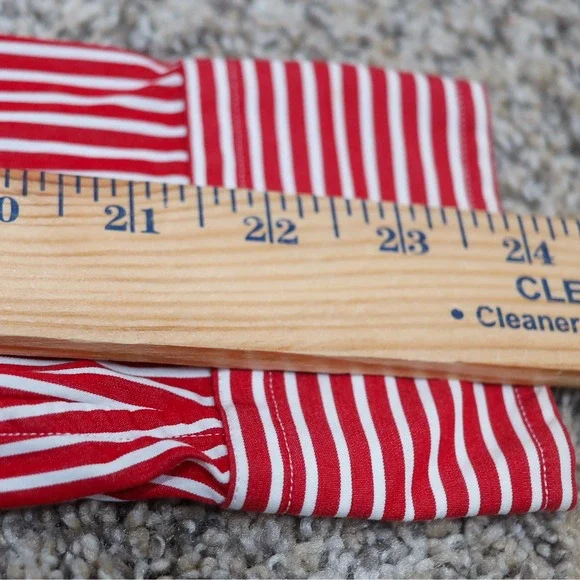 Ralph Lauren Red and White Striped Button-Down Shirt SLIM FIT - Picture 8 of 13